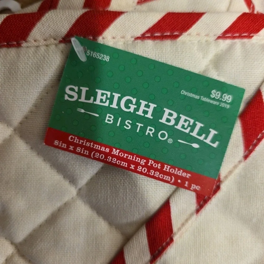 NEW Set Of 3 Pot Holders Cloth Set Christmas Kitchen Decor You Melt My Heart